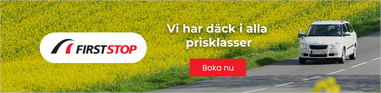 Vi fixar däckbytet eller köpet av nya däck